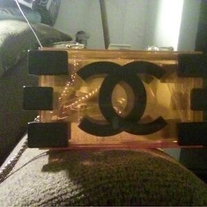 Chanel Acrylic Box Clutch